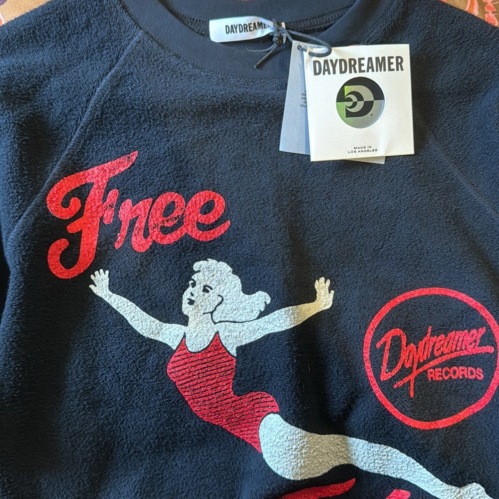 Daydreamer LA Free Fall reverse raglan sweatshirt - Picture 7 of 10